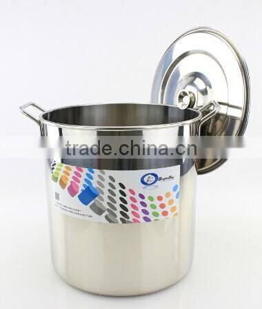30-60cm 12pcs Stainless Steel with lid kitchen multi equipment used stock pot