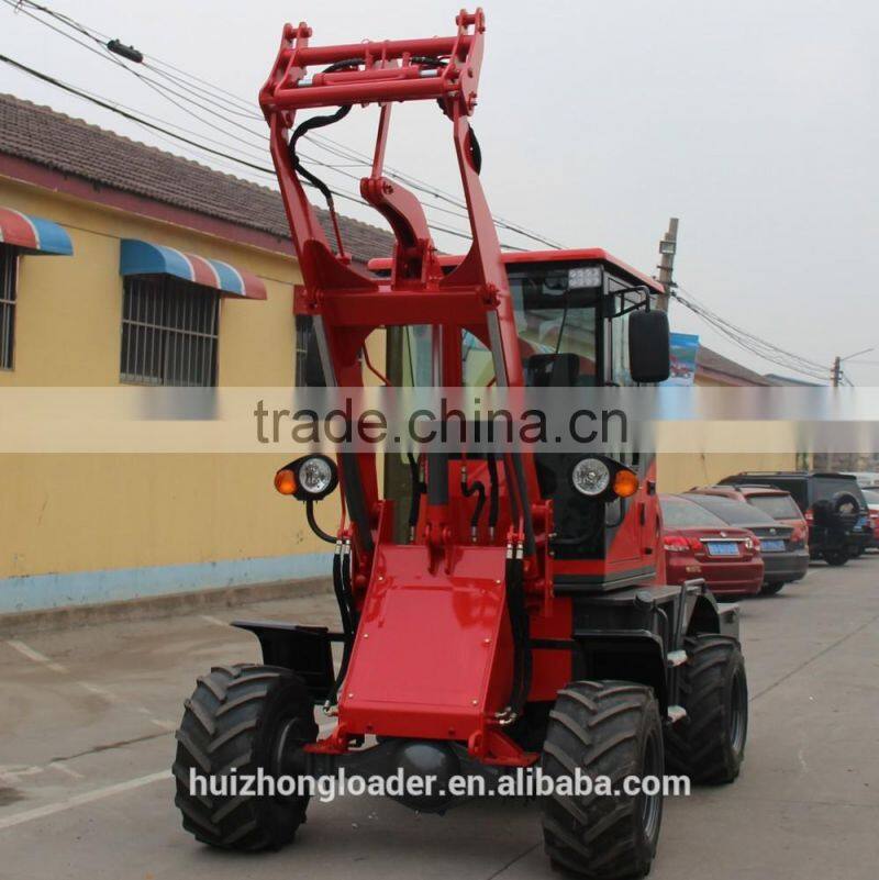 popular 1T 4 wheel drive tractor cheap front loader JN910/HZM 910