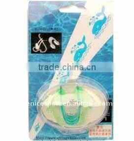 egg-shaped packing for swimming earplug and nose clip series