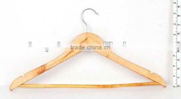 household wooden coat hanger for man and women