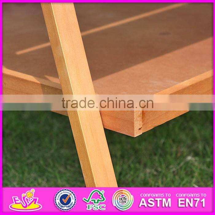2016 new design multi-function children wooden chalkboard easel for sale W12B104