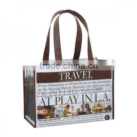 CMYK Printing Laminated PolyPro Tote Bag