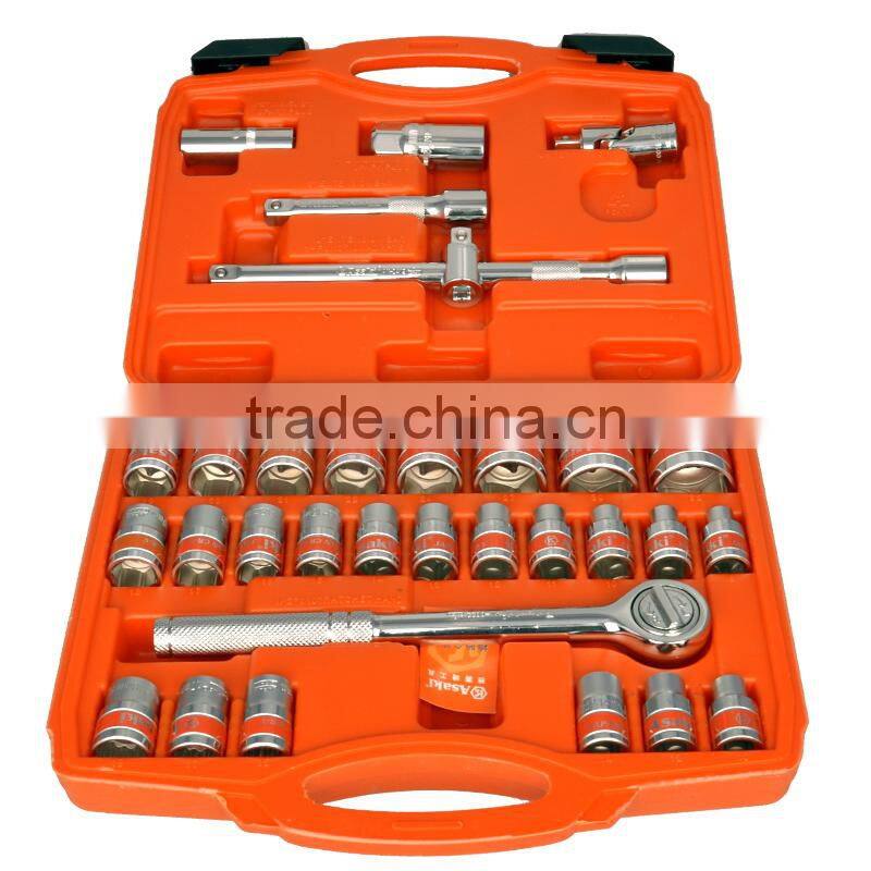 AK-9773 32 pcs 1/2 inch high grade socket wrenchset