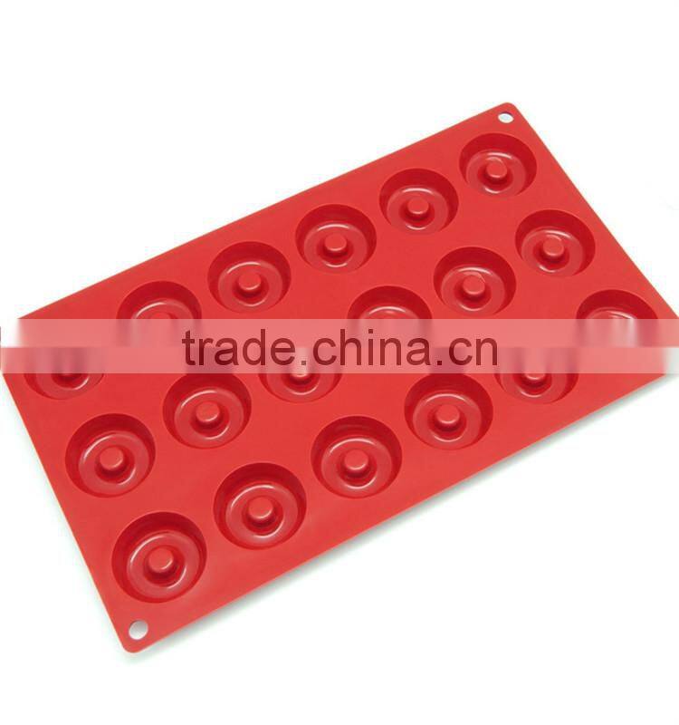 Non - Stick Mini Donut Cake Dishwasher Safe Microwave Silicone Baking Pan