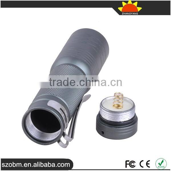 Wholesale Price XP-E LED 650 Lumens 3 Mode Tail Switch Aluminum LED Flashlight Torch