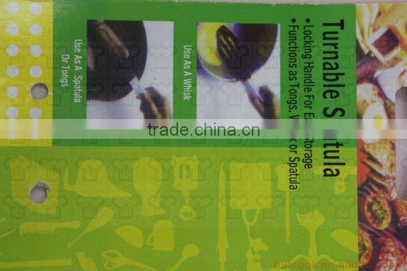 Multifuctional plastic food tong