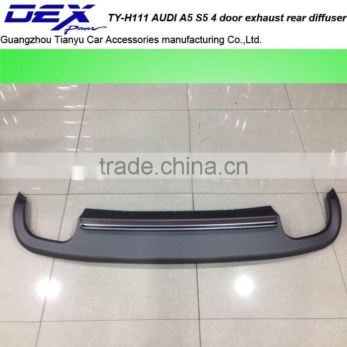 AUTO PP A-UDI A5 S5 4 door exhaust rear diffuser