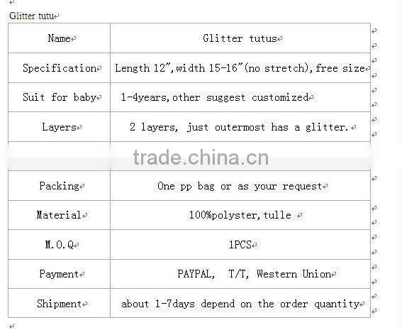 girls colorful flare tutu skirts