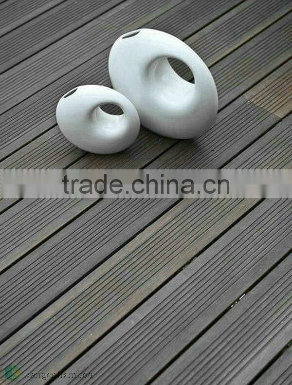 Outdoor Strand Woven Bamboo Decking with 20mm Thickness Dark Chocolate Color -KE-OS0823