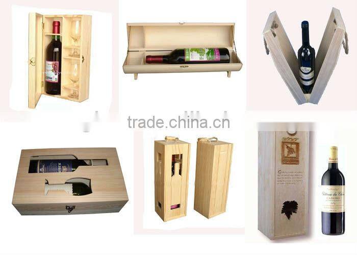 pure color corrugated cardboard wine box cheap