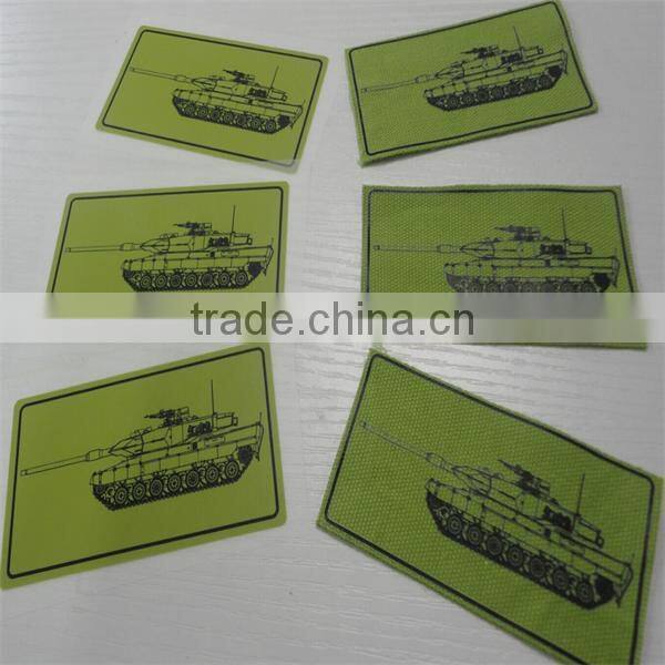 Wholesale High Quality Custom Fabric Heat Transfer Rubber Label