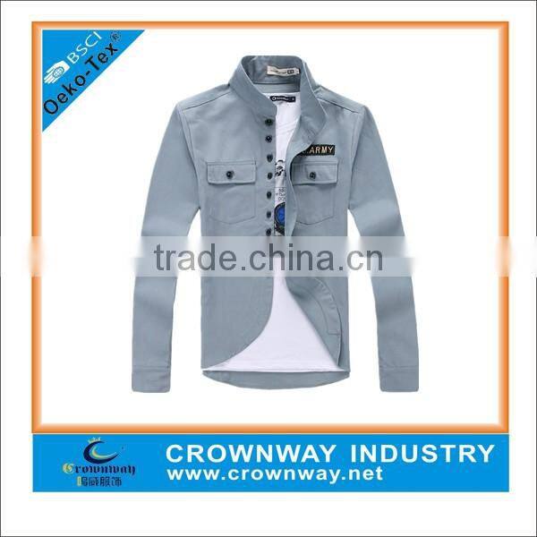 men fashion cargo casual jacket, cotton jacket for men