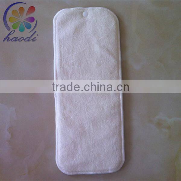 4 layers diaper insert;2 layers bamboo,2 layers microfiber reusable diaper insert