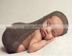 2016 new style china alibaba wholesale cute boutique new born wrap 35*150cm for photo as gift