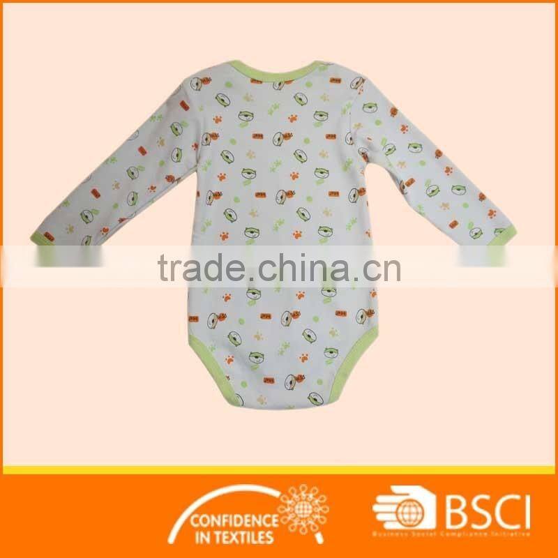 Cartoon Long Sleeved Cotton Baby Clothes Romper