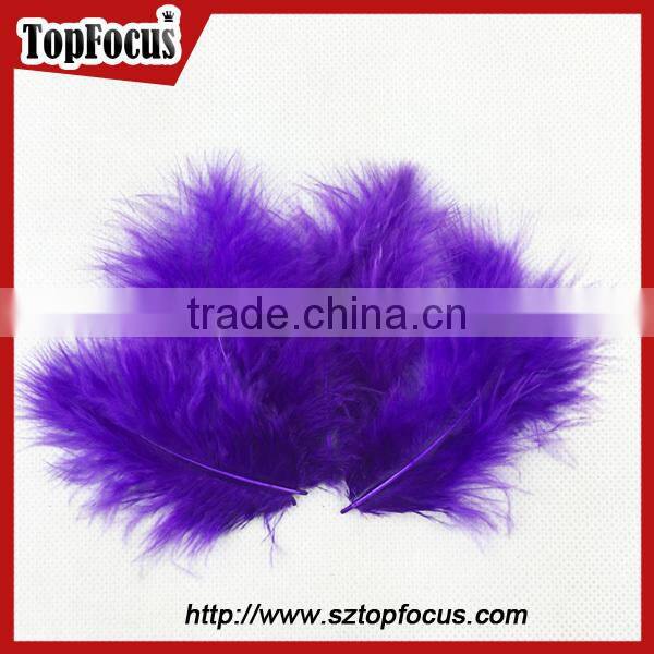 Alibaba 6cm to 10cm colorful white bulk artificial turkey feathers for sale