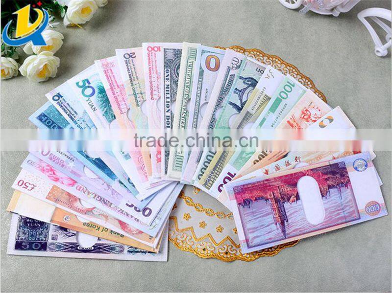 Promotion novelty funny design wholesale cheap canvas wallet