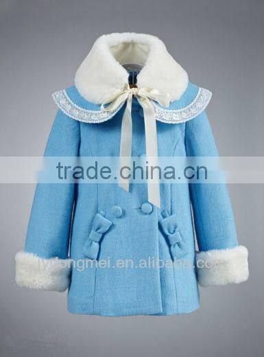 kids coat with bow
