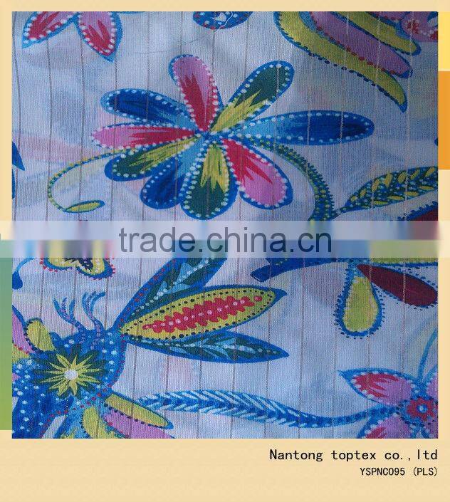 2016 new peacock printed silver voile fabric