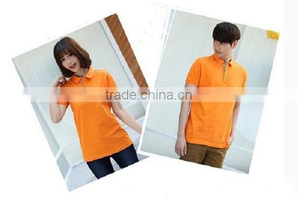 Jiangxi China 2017 new style good sale custom couples Polo shirt