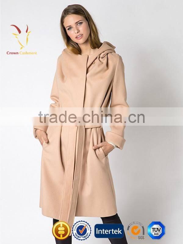 Womens Long Coat with Hood,Women's Long Coat Woolen Overcoats