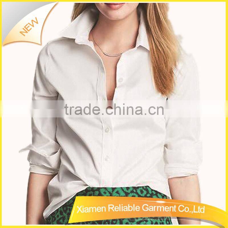White latest on line sports fit shirt for women