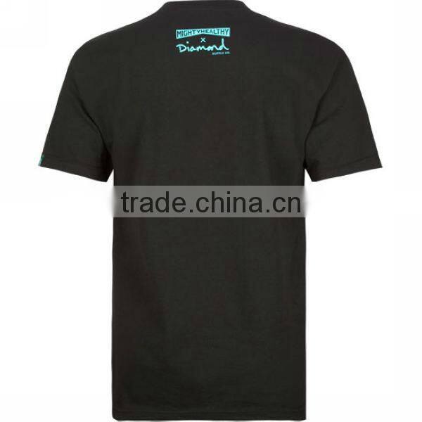 Wholesale Black Printing Overseas T Shirt