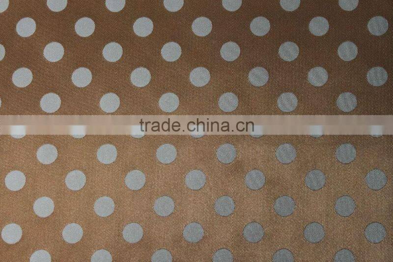 Factory made a order production dots fabric, polyester woven textile