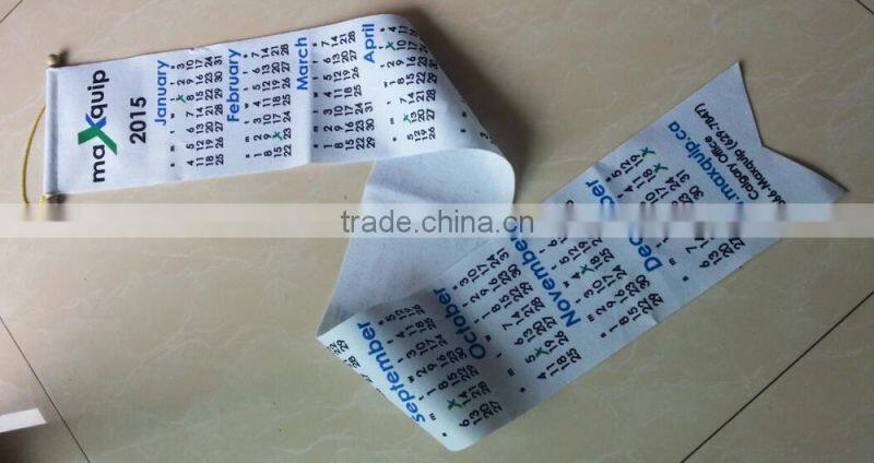 hanging printing calendar
