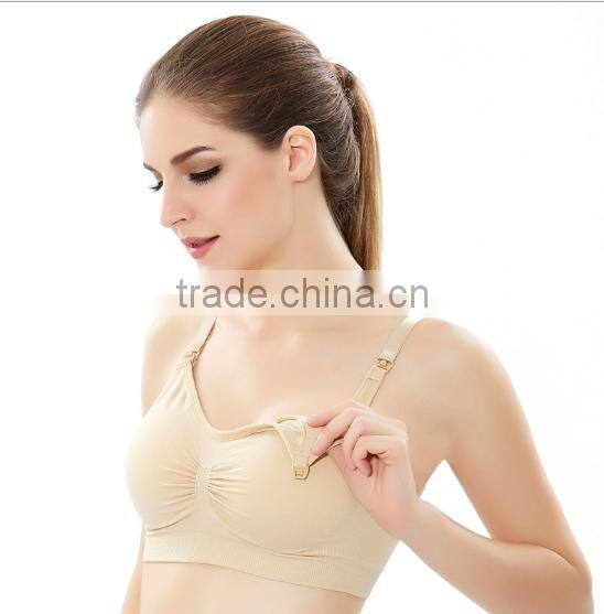 Cotton Seamless nursing bra for pregant woman OEM high quality