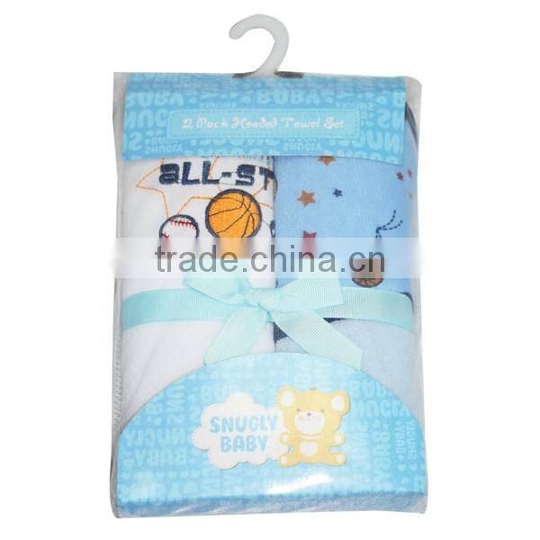 China supplier hooded baby blanket set