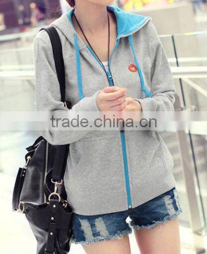 2014 OEM High Quality Plus Size Sport Women Hoodie