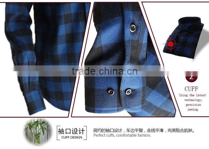 2017 new design shirts casual flannel shirts for men long sleeve