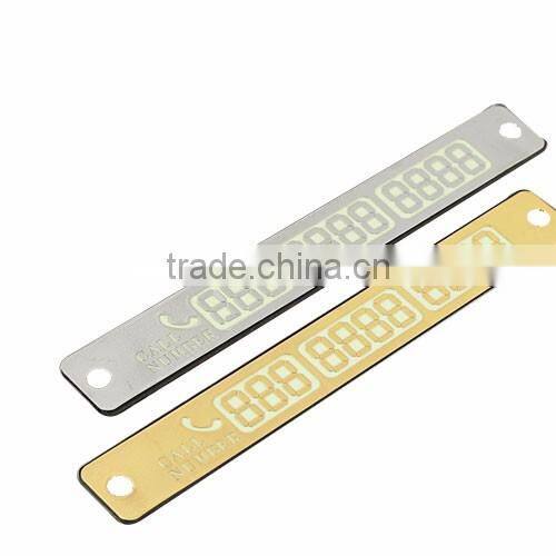Car luminous Temporary Parking Card/Move The Phone Number Card/Mobile Phone Number Plate Message Card