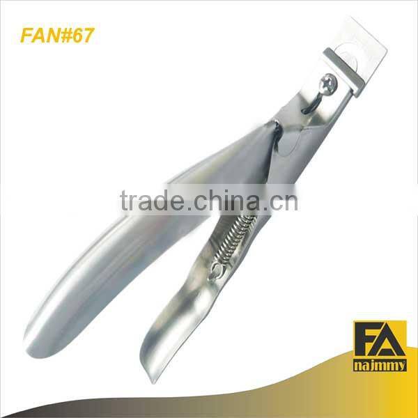 Tip Nail Cutter Stainless Steel with plastic Handle