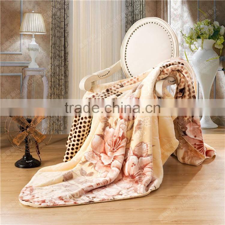 2017 high quality fashion design super soft cloud blanket