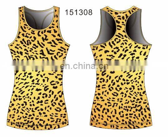 2016 Customize dryfit women running vest