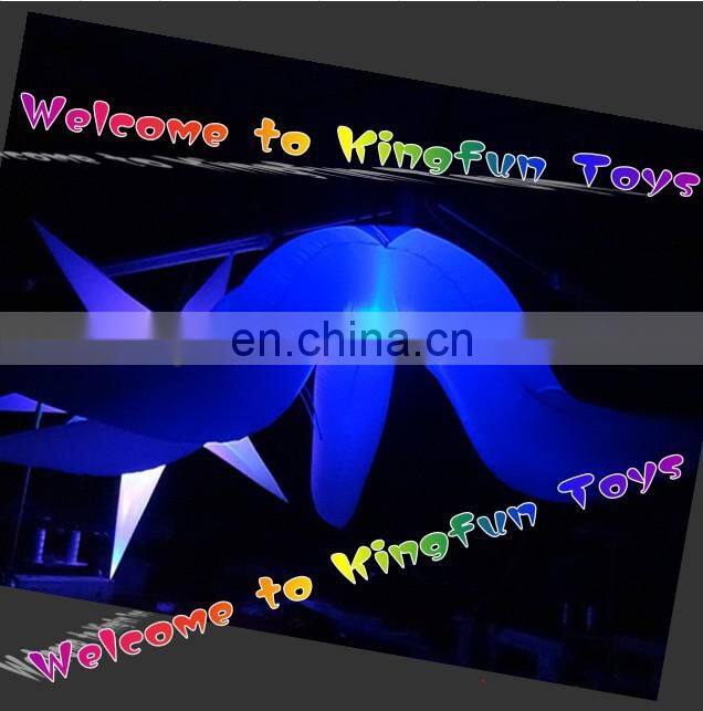 Celing inflatable clube star with LED