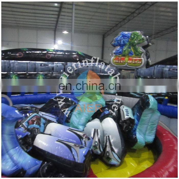 Air bots jousting game inflatable jousting arena