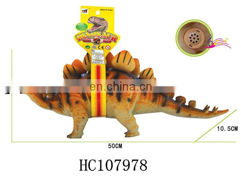 B/O Educational rubber 3D simulation dinosaur model for sale