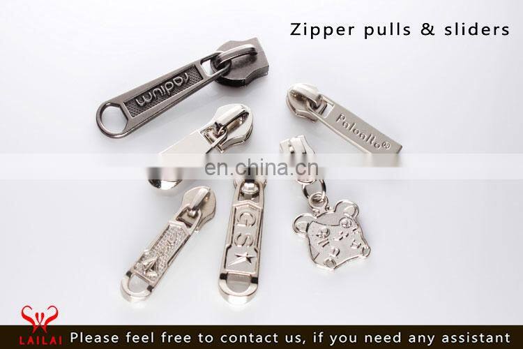 Wholesale decorative zip pull in many varieties