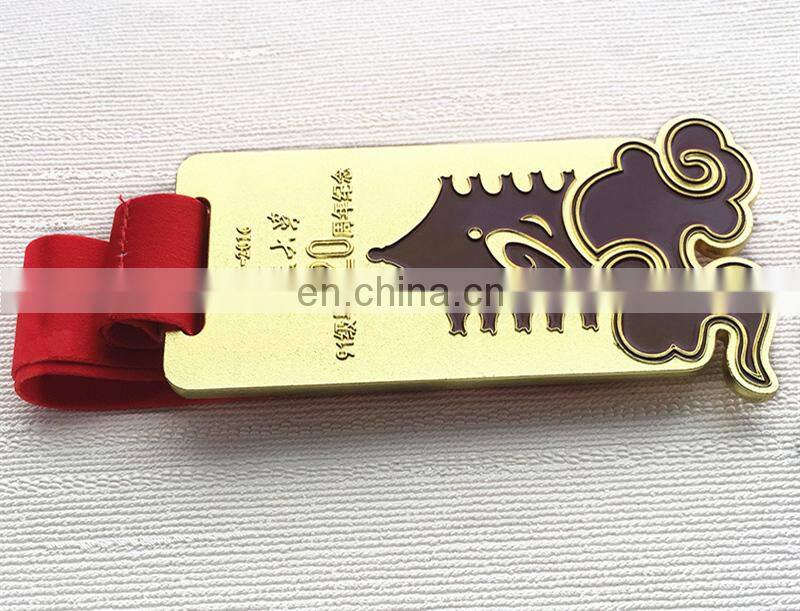 China custom ancient house anniversary medal for Beijing school