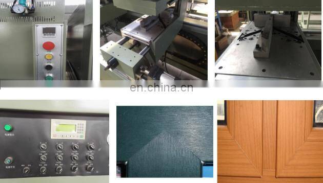 upvc double head seamless automatic welding machine for window and door