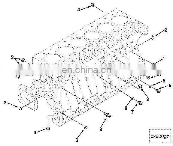Cummins M11 engine parts Cummins M11 EXPANSION PLUG 3007635