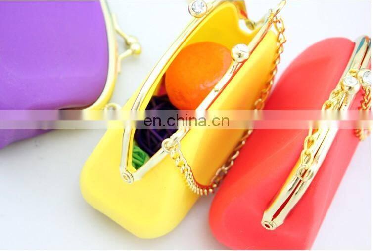 Elegant Ladies Clutch Handbag Purse Gold with Diamond Brand Women Tote Wallets