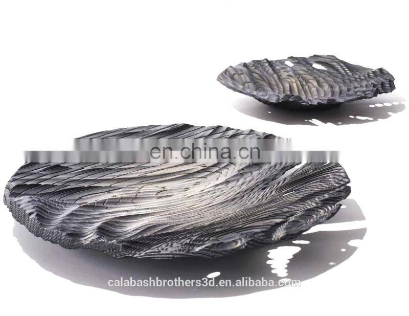 Chrome Modern Metal Resin Sculpture 3D Printing Indoor Resin Statue Sculpture Craft For Park Wall Decoration