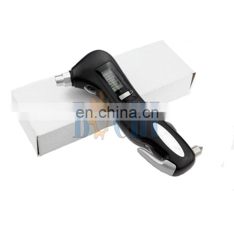 muti-functions car tire pressure gauge with hammer