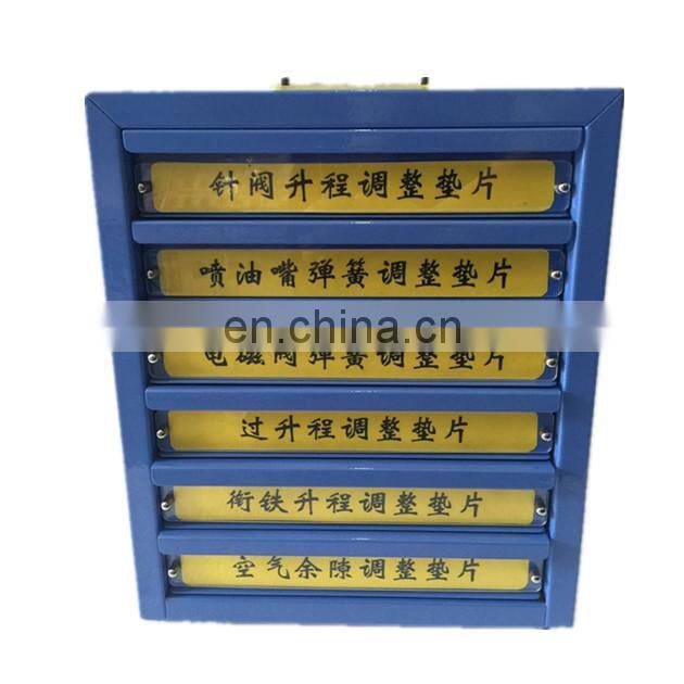 Common rail injector gasket storage box diesel fuel injector repair kit