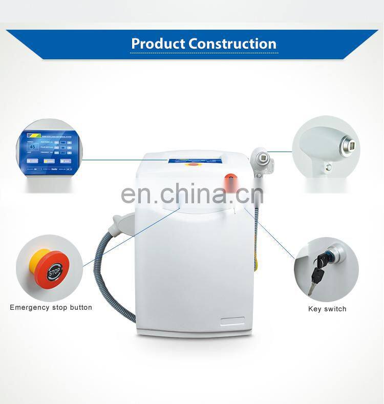 Professional 808nm diode definitive depilation laser hair removal