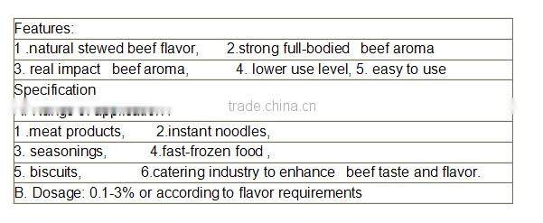 chicken beef flavor Seasoning powder of instant noodle